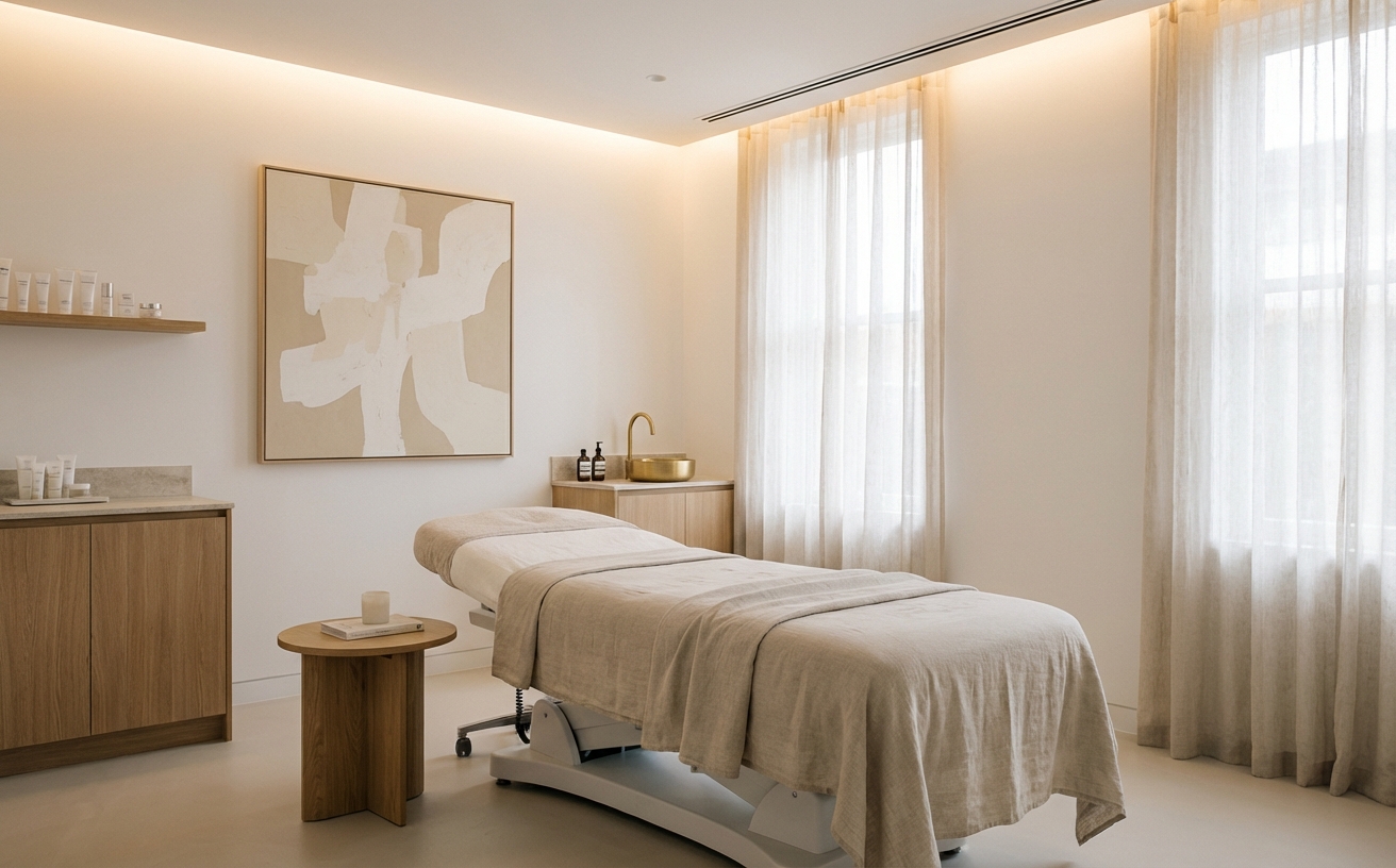 Interior de un centro de estética profesional